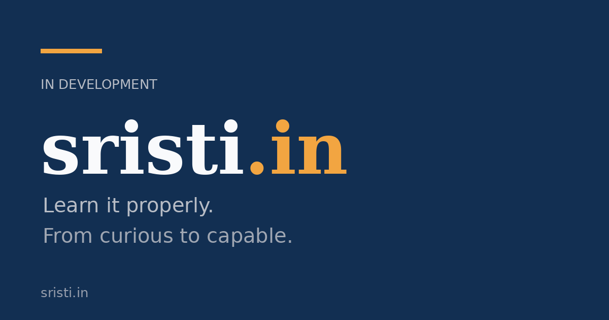 Link preview image for sristi.in